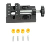 Mini étau de banc en alliage d'aluminium, mini pince plate de précision à ouverture parallèle, étau de table pour bricolage, sculpture, artisanat, fabrication de bijoux, outil