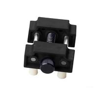 Mini étau de table à pince de bureau, support de boîtier de montre, 4 broches en nylon pour réparation, outil fixe réglable pour les amateurs (noir)