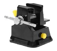 Mini Étau de Table à Ventouse en Métal Noir pour Gravure Fine
