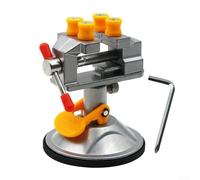 Mini étau de table avec base ventouse pour réparation de bijoux et montres - Pince rotative à 360° en alliage d'aluminium pour modélisme, loisirs créatifs (avec vis)