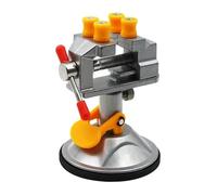 Mini Étau De Table Électrique Fixe Réglable, Meuleuse Rotative À 360°, Perceuse Main, Ventouse Structure Précise Utilisation Polyvalente
