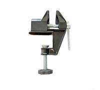 Mini étau de table en acier moulé pour charpentiers, menuisiers, perçage, sciage, conduits de coupe, ouverture maximale de 50 mm, fixe en usine (noir)