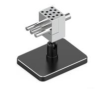 Mini étau de table portable avec mâchoire réglable et pince rotative à 360 degrés pour modélisation, électronique, réparation de montres et établi de bijoux avec base stable