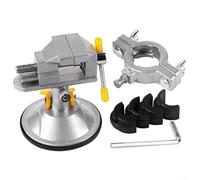 Mini étau de table réglable rotatif à 360 degrés de 0 à 30 mm avec ventouse pour le travail du bois et le bricolage, réparation fixe, pince d'établi