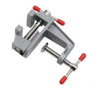 Mini étau d'établi en aluminium avec ouverture de mâchoire de 23 mm, pince de table compacte pour le travail du bois, les loisirs, la fabrication de bijoux et le modélisme - Noir, montage jusqu'à 36