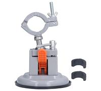 Mini étau d'établi | Mandrin rotatif à 360° et pince réglable 25-50 mm | Base à ventouse pour un maintien stable | Construction en aluminium moulé sous pression pour la