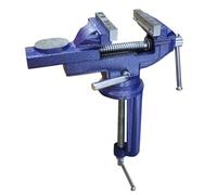 Mini étau d'établi robuste avec pivot à 360°, étau portable de 7,6 cm pour la fabrication de bijoux, le travail de précision, la coupe, les outils de serrage - Modèle plus long