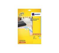 Mini étiquettes laser blanches Avery 45.7x16.9mm - boite de 6400