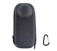 Mini étui de rangement pour appareil photo de sport Insta360 X5 X4 Sac de protection de voyage étanche Demi-fermeture éclair pour accessoires Insta360 X5 X4 Noir/gris, Noir , Unisexe