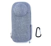 Mini étui de rangement pour appareil photo de sport Insta360 X5 X4 Sac de protection de voyage étanche Demi-fermeture éclair pour accessoires Insta360 X5 X4 Noir/gris, gris, Unisexe