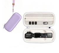 Mini étui de transport pour Insta360 Luna Ultra, sac de rangement portable en polyuréthane, étui de protection de voyage rigide pour appareil photo Insta 360 Luna Ultra Sports Accessoires, violet