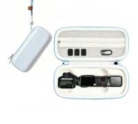 Mini étui de transport pour Insta360 Luna Ultra, sac de rangement portable en polyuréthane, étui de protection de voyage rigide pour appareil photo Insta 360 Luna Ultra Sports Accessoires, bleu