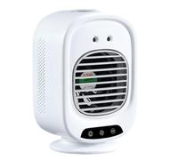 Mini Evaporative Cooling System - Car Dormitory Travel Accessory, Lightweight Air Circulator, Quiet Personal Breeze Maker, Compact Desk Fan | Office Environment Solution for Rapid Temperature