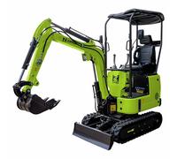 Mini excavatrice diesel 7 kW 940 kg Zipper zi-mbg1000d