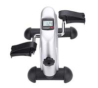 Mini Exercice de pédale de Jambe de Pied, Machine de Formation de pédale de vélo Assis avec Moniteur LCD, Exercice de pédale de Jambe de Bras portatif pour Le Gymnase de Bureau à Domicile Perdre
