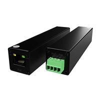Mini extension LAN PoE 800 m sur câble UTP torsadé BNC ou fil de cuivre - Caméra PoE ou autre périphérique Ethernet à distance - Plage de température étendue - Adaptateurs BNC vers 2 broches en lot