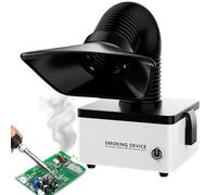 Mini extracteur de fumée de soudure avec lumière LED, 50 W, absorbeur de fumée de soudage pour un air pur