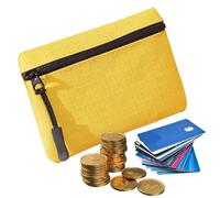 Mini Fabric Wallet Case - Sac d'organisateur résistant à l'eau Durable avec diviseur intérieur, Stockage d'identité de Monnaie en espèces légers, Porte-Accessoire Portable Qui s'inscrit dans Un Sac à