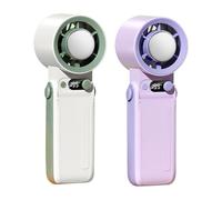 Mini Fan, Handheld Rechargeable Cooler, 199 Speed Adjustable Folding Airflow Device, 7.01 Inches 6000mah Long Battery Life, for Travel, Office, Bedroom, Car, Outdoor, Camping Use