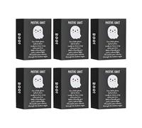 Mini Fantômes | Décorations De Fantôme Miniatures Lumineuses pour Halloween avec Boîte | Décorations Luminescentes en Résine pour Maison Jardin Intérieur Extérieur