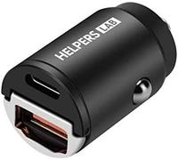 Mini Fast USB C Car Charger for iPhone 12 11 Pro Max/XS Max/XR/XS/X iPad Pro 2018,and with QC 3.0 for Samsung S9/S8 and More..