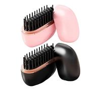Mini Fer à Cheveux - Peigne à Cheveux Sans Fil, Brosse De Styling Chauffée Rechargeable via USB | Contrôle De La Température à 3 vitesses, Brosse De Charge Chauffée