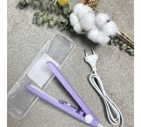 Mini Fer À Lisser,Attelle Multicolore,Chauffage Rapide,Plaque En Céramique Non Dommageable,Pince À Frange,Curling Et Lissage.Violet.