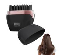 Mini fer à lisser de voyage | Protection anti-brûlure avec couvercle sans fil - Taille de voyage | Pour lisser et coiffer à la maison, au bureau, à l'école, à l'extérieur, au camping, en voyage