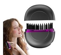 Mini fer à lisser | Peigne anti-brûlure à chauffage rapide sans fil, rechargeable par USB, 3 modes, mini lisseur portable, pour filles, épouse, sœur, petite amie, mère, voyage, voyage d'affaires