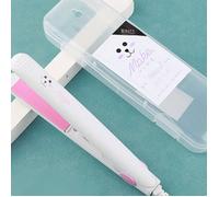 Mini Fer à Lisser Portable Lisseur Cheveux Vapeur Électrique LED Température Contrôle Cadeaux Luxe pour Fille Blanc