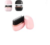 Mini fer à lisser sans fil, mini brosse à lisser portable, rechargeable, réglage de la température à 3 niveaux, chauffage rapide en 10 secondes, pour cheveux et barbe