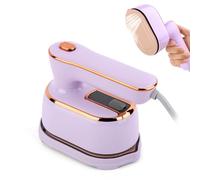 Mini Fer à Repasser Couture, 1000 W Fer à Repasser de Voyage, Portable Defroisseur Vapeur Vertical 2 en 1 Humide et Sèche, Mini Fer à Vapeur Rapide 20s, avec Réservoir D'eau de 100 ml, pour la Maison