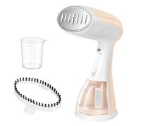 mini fer à repasser, mini fer à vapeur, cuiseur vapeur portable, (chauffage rapide 15s, réservoir d'eau 300ml, 1500W), fer a repasser suspendu compact pour la maison - Jaune