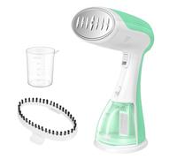 mini fer à repasser, mini fer à vapeur, cuiseur vapeur portable, (chauffage rapide 15s, réservoir d'eau 300ml, 1500W), fer a repasser suspendu compact pour la maison - Vert