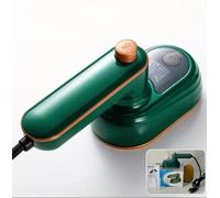 Mini fer à repasser pliable avec spray pour vêtements, fer à vapeur portable - Support pour le repassage à sec et humide pour la maison et les voyages(vert)