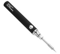 Mini Fer à Souder USB 5v sans Fil 8w à Basse Tension Noir | Température 330 à 450 °c, Mallette Incluse, pour Fils et Composants, Usage Maison