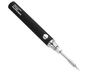 Mini Fer à Souder USB 5v sans Fil 8w à Basse Tension Noir | Température 330 à 450 °c, Mallette Incluse, pour Fils et Composants, Usage Maison