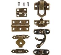 Mini-ferrures, dim. 30 mm, or antique, 45pièces