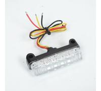 Mini feu arrière à LED 12V transparent Replay type barrette pour moto 50 à boite