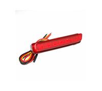 FEU AR UNIVERSEL REPLAY A LEDS BARETTE ROUGE AVEC STOP (6 LEDS ROUGES) (L78mm, H25mm) -HOMOLOGUE CE-