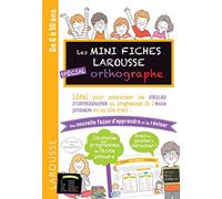 Mini Fiches d'orthographe - Collectif - Larousse - broché - Scolaire / Universitaire