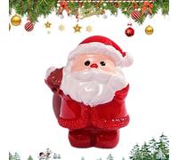 Mini figurine de Père Noël, décoration de bureau miniature, décoration de Père Noël pour voiture, tableau de bord, jardin, table à manger, étagère, table de chevet, affichage des vacances