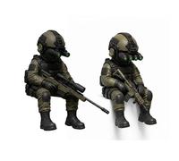Mini figurine de soldat tactique, statue réaliste des forces spéciales, figurine d'opérateur militaire détaillée, décoration de bureau de jeu, collection pour vétérans militaires et hommes