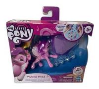 Hasbro Figurine de poney My Little Pony A New Generation Princess Petals rose 7-5 cm avec surprises