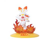 Mini Figurine Pokemon - Scorbunny Flambino 10cm