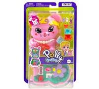 Polly Pocket Coffret Lapin Heure du Thé – Jouet de voyage avec mini‑figurine, Multicolore