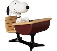 Mini figurine Snoopy Medicom UDF série 18 Snoopy avec son bureau 9 cm