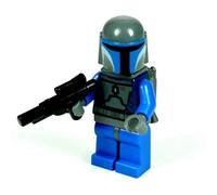Mini figurine Star Wars Lego - Soldat Mandalorien - Bleu - Avec blaster et jetpack