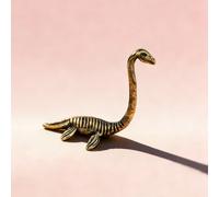 Mini figurine vintage du monstre du Loch Ness en laiton - Mignonnes statues d'animaux 3D pour décoration de maison, bureau, table, cheminée - Animal de compagnie pour le thé - Cadeaux amusants pour
