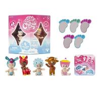 Mini-figurines bébé à collectionner - BANDAI - BIBI CHIBIS - Pack de 5 - Modèle Aléatoire - 5 Figurines Chibi Dont 3 Mystères